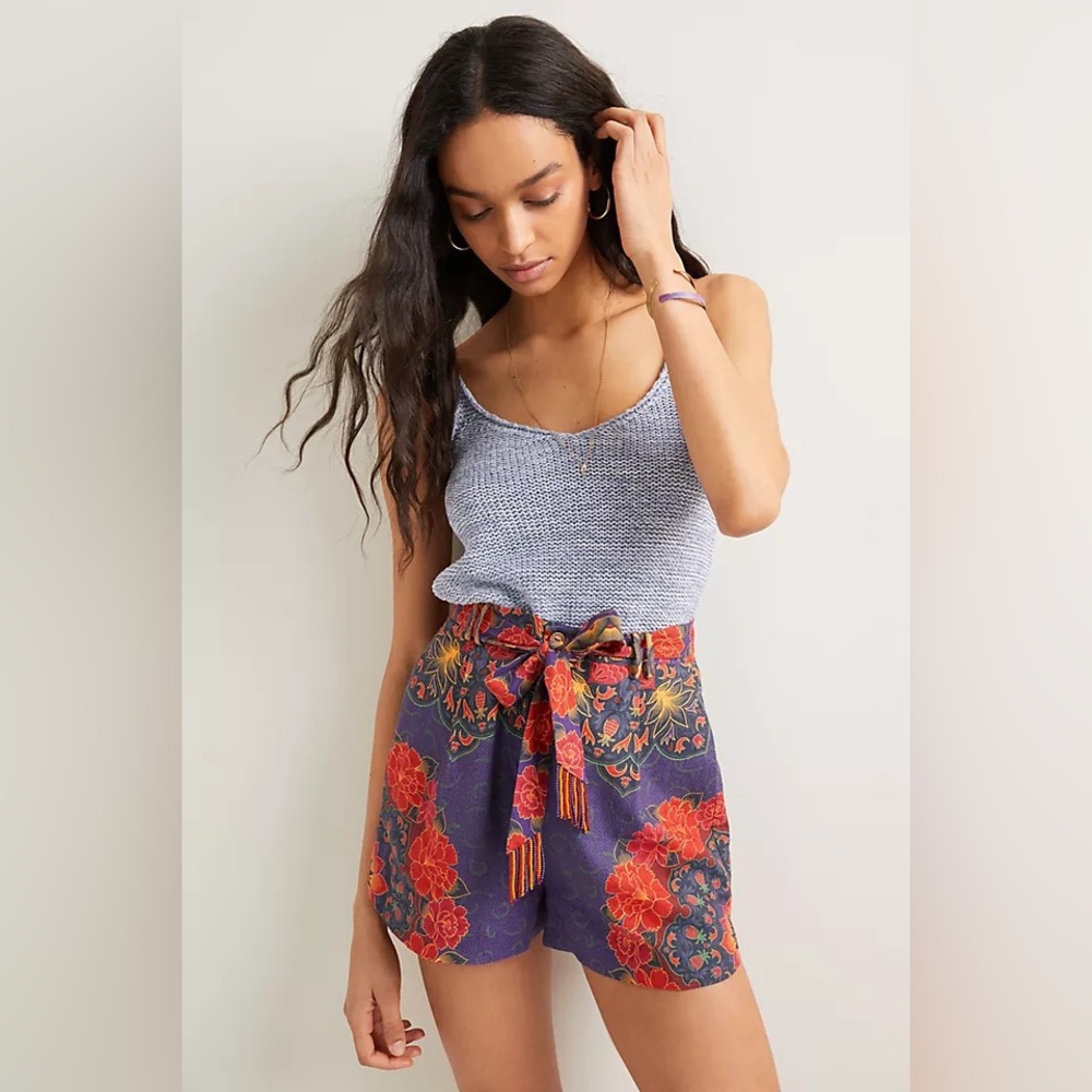 {Farm Rio} Printed Floral Shorts - Picture 5 of 6